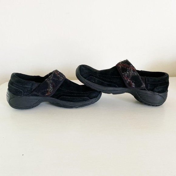 Merrell Women's Black Suede Moc Slip On Shoes 6.5 - Picture 5 of 11